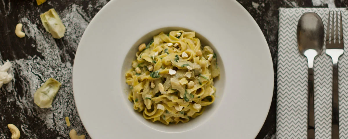 Recipe kit Tagliatelle with a miso cauliflower cream